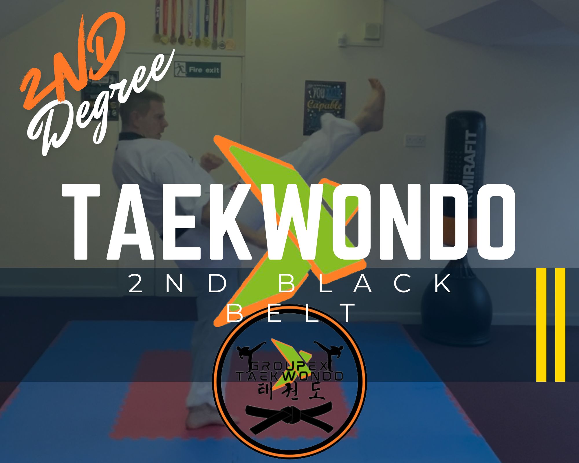 GroupEx Taekwondo Black Belt 2nd Dan